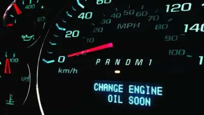 Check engine light appearing on a customer's dashboard