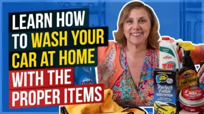 Learn How to Wash Your Car at Home with the Proper Items