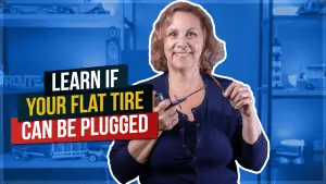 Learn If Your Flat Tire Can Be Plugged